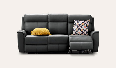 Voltin leather 3 seat recliner