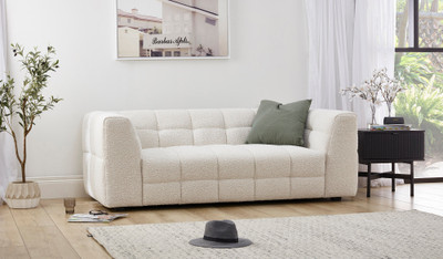 Noah bouclé 2 seat sofa