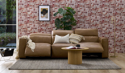 Javi leather 3 seat electric recliner