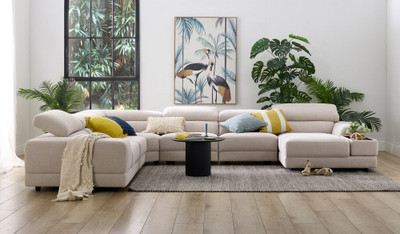 Venetian 6 seat chaise lounge