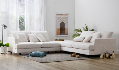 Quattro 4 seat sofa + ottoman