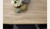 Archie dining table in solid messmate timber with live edge detail and black metal legs, modern timber dining table