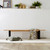 Braxton bench seat in solid messmate timber with black metal legs, modern timber dining bench