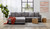 Vespa 4 seat sofa + ottoman