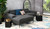 Alba leather chaise lounge