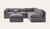 Chadwick 6 pce modular corner lounge