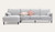Moray 4 seat corner chaise lounge