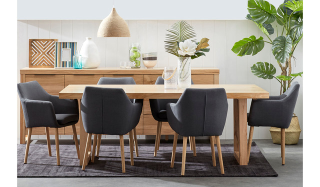 Kennedy dining table in Australian messmate timber | Focus on Furniture