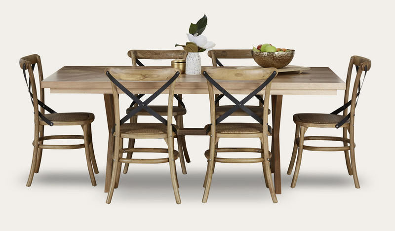 Orbost dining suite with Corsica chairs