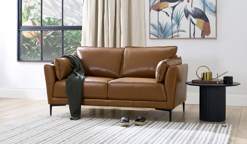 Kosta leather 2 seat sofa