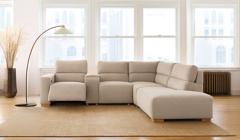 Sonoma 5 seat chaise recliner lounge