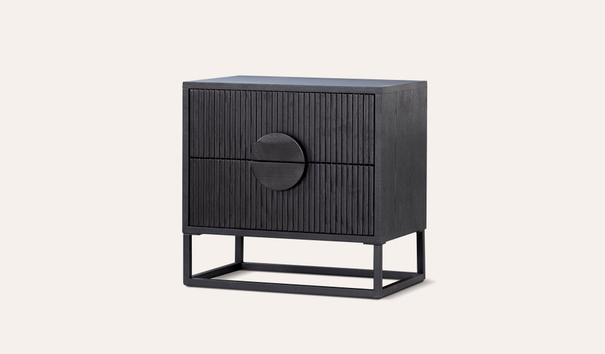 Dante ash bedside table