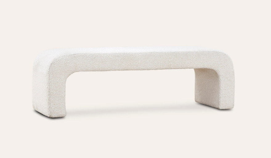Belle bouclé bench