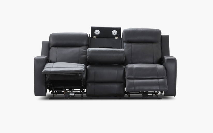 Belford leather 3 seat recliner