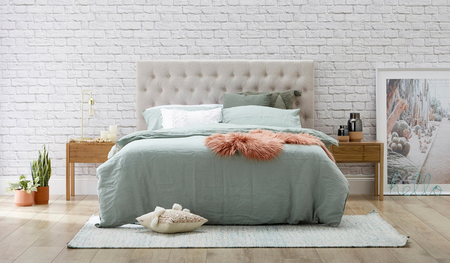 Quilted v2 upholstered bedhead