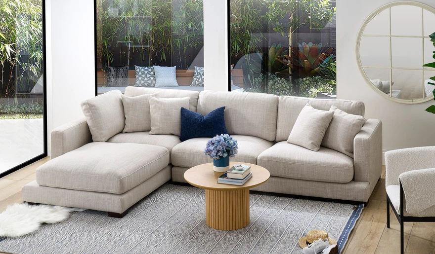 Olsen 5 seat corner chaise lounge
