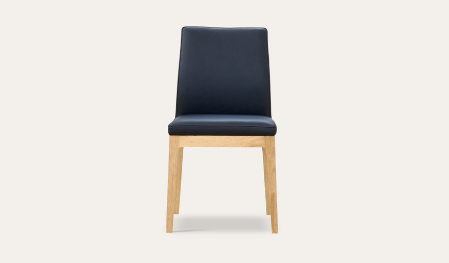 Kobe leather dining chair