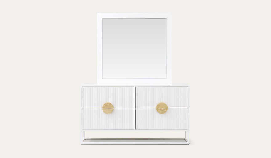Milton dressing table + mirror