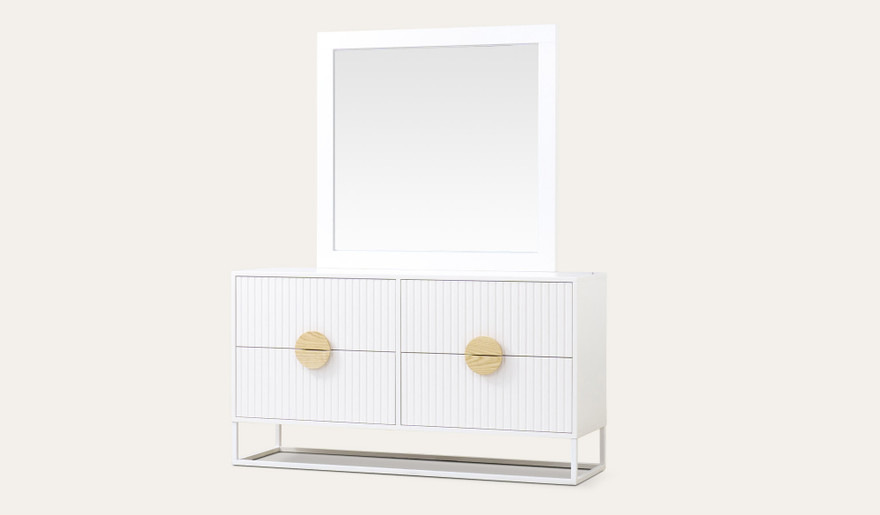 Milton dressing table + mirror