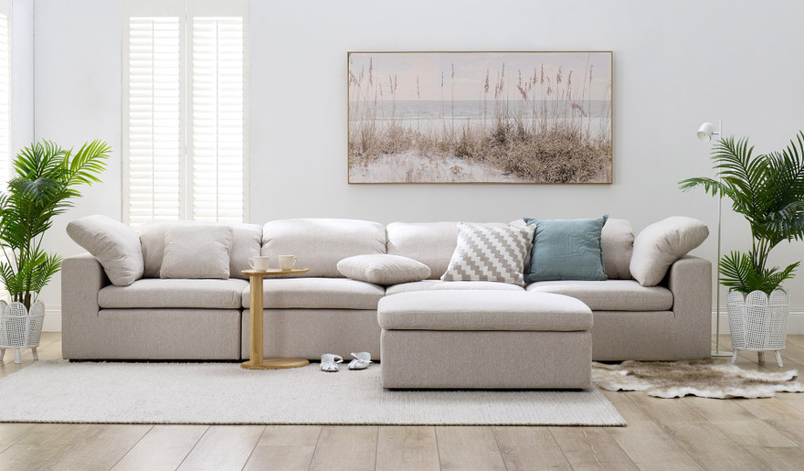 Delvine 5 pce modular lounge