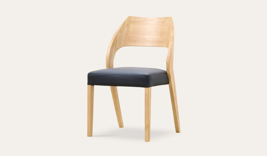Johnny leather dining chair