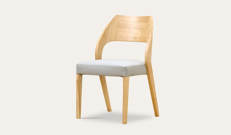 Johnny leather dining chair