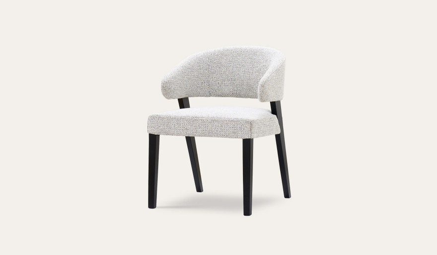 Bristol black dining chair