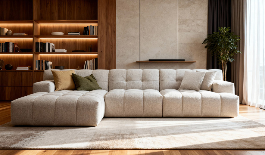 Draper 3 seat chaise lounge