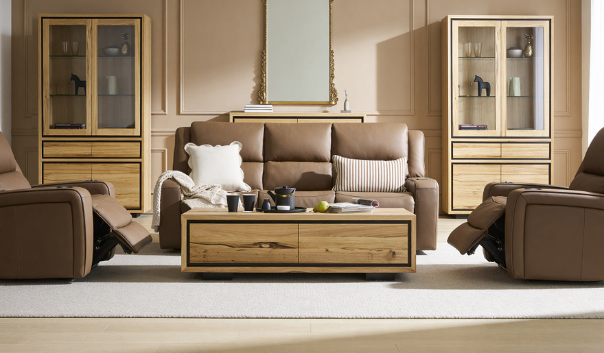 Sedona leather recliner suite
