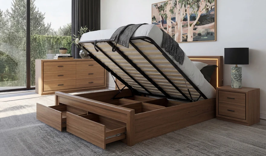 Tallow 4 pce dresser bedroom suite