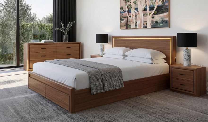Tallow 4 pce dresser bedroom suite