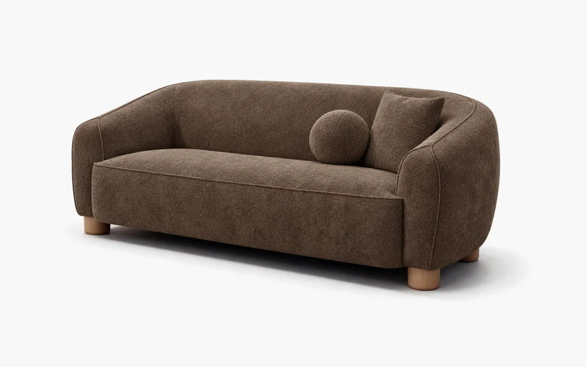 Coco 3 Seat Sofa - Cove Chocolate