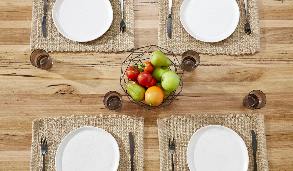 Eden dining suite with Alice chairs