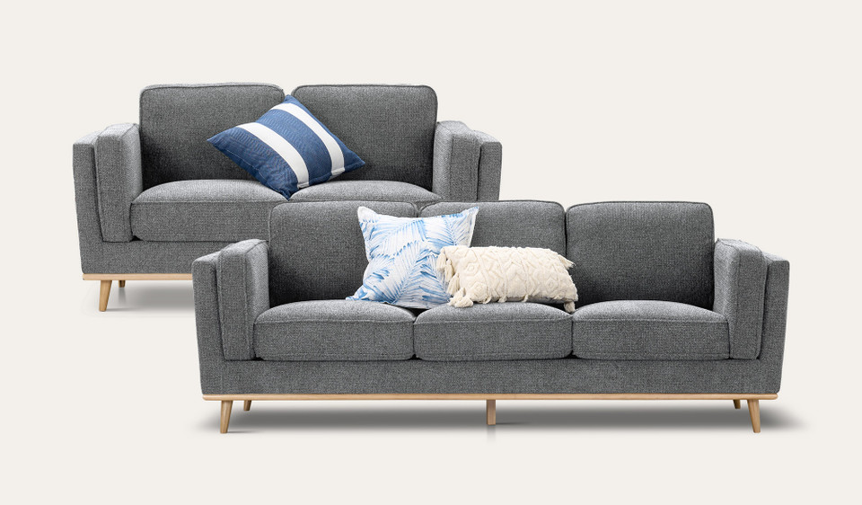 Tyrell 3 + 2 seat sofa suite