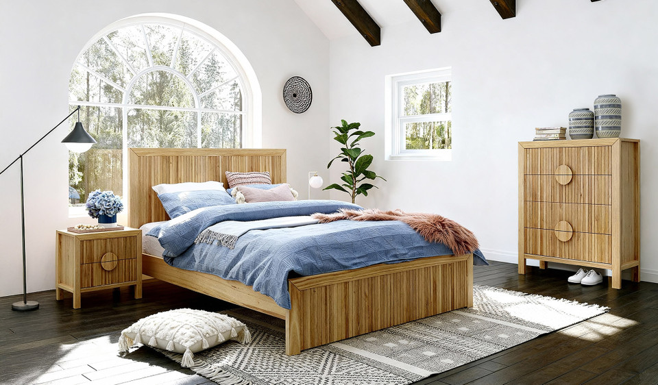 Banksia 4 pce tallboy bedroom suite