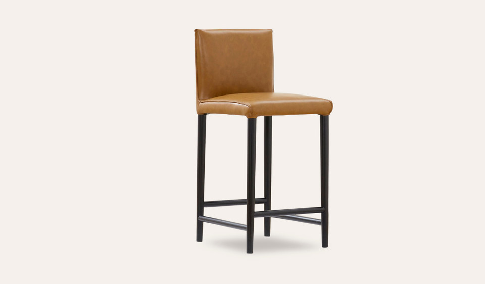 Coda leather  barstool