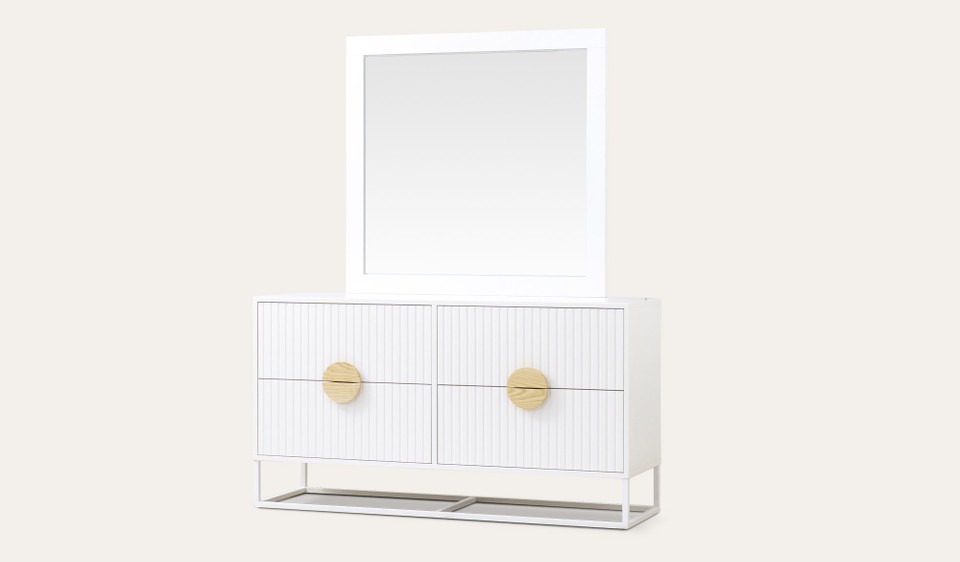Milton dressing table + mirror