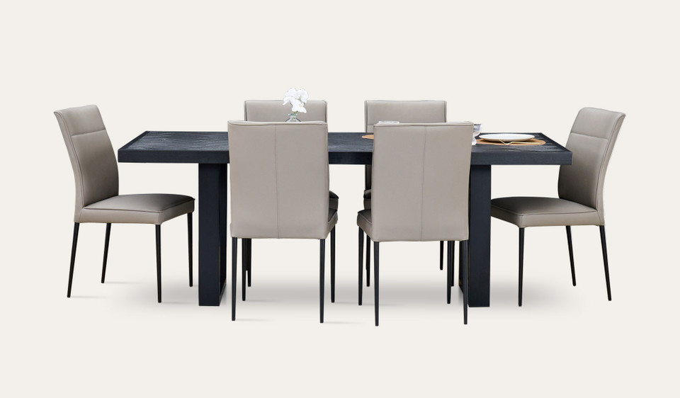 Glebe dining suite with Jessie dining chairs