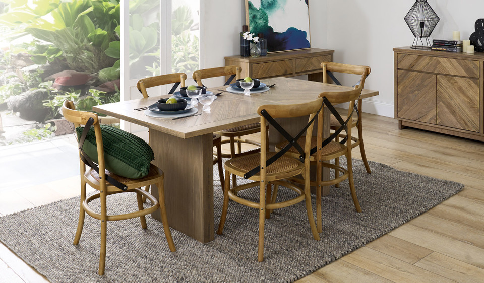 Corsica extendable dining table top