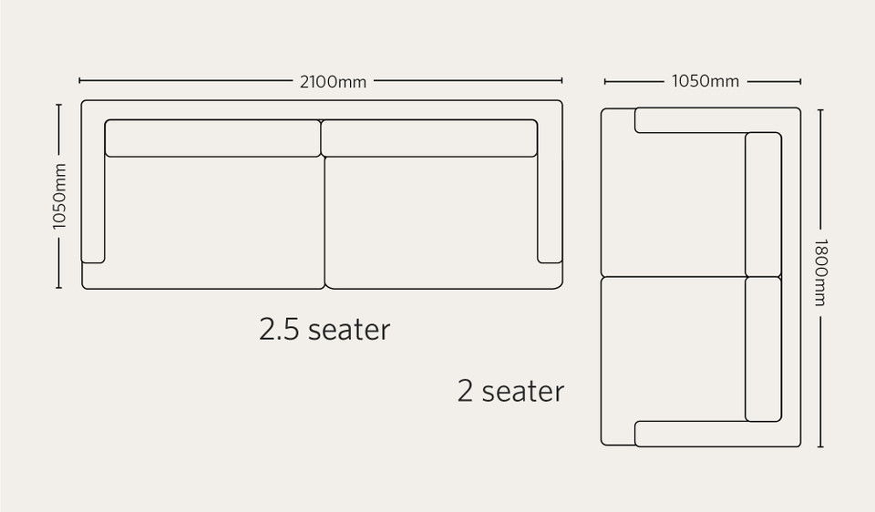 Lorina  2.5 seat sofa