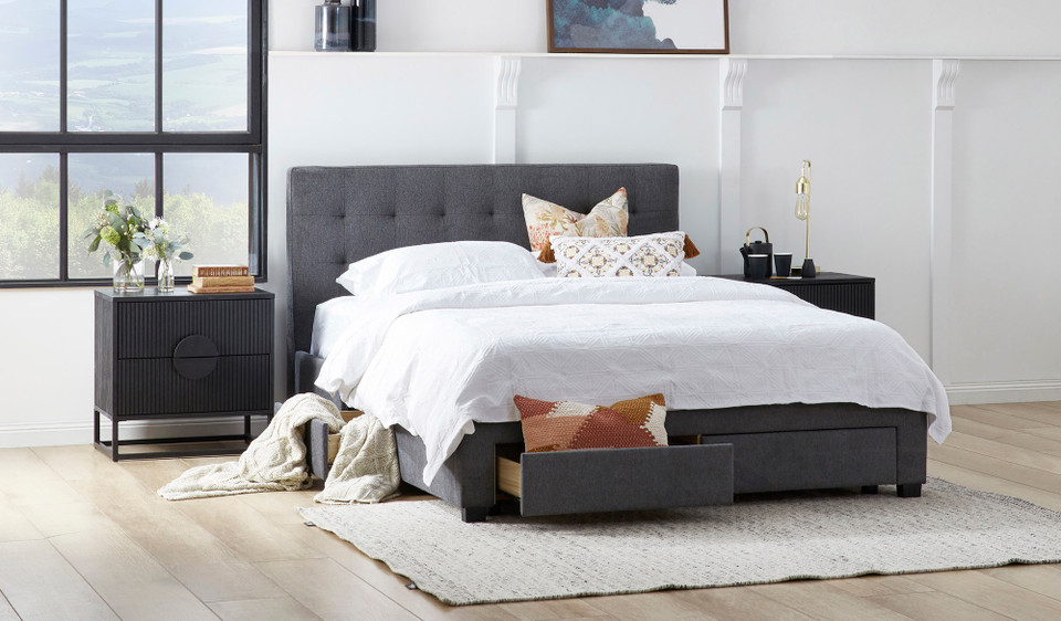 Emily queen bed + MyZone Essential mattress