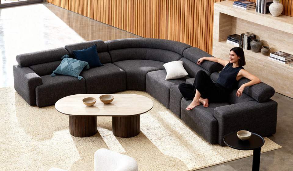 Joanie 6 seat corner lounge