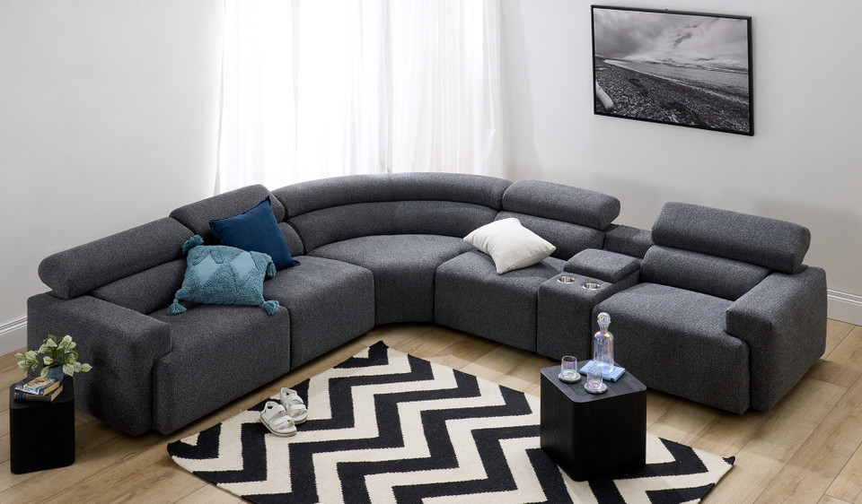 Joanie 6 seat corner lounge