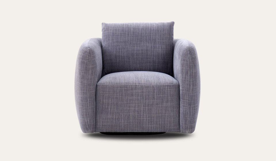 Crystal swivel chair
