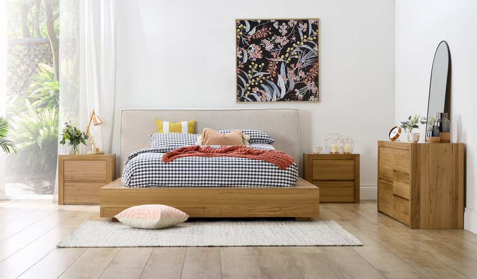 Queen size bed frame dresser and nightstand cheap
