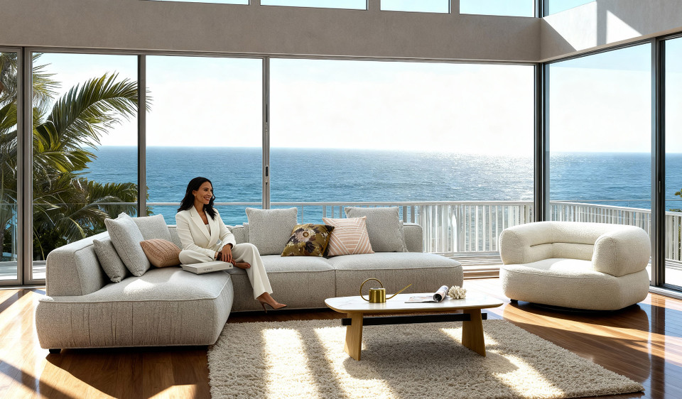 Monterey modular corner lounge