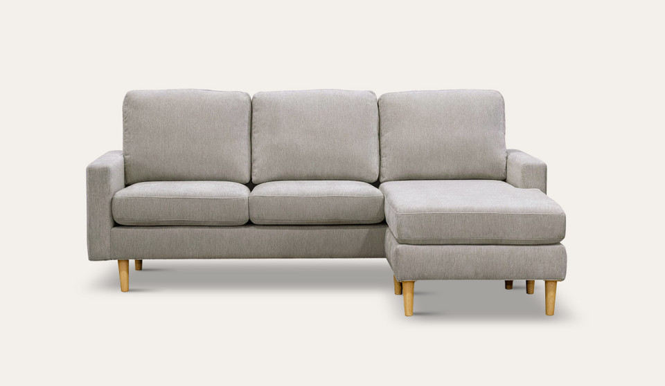 Condo 3 seat reversible chaise lounge