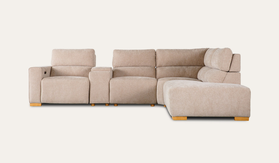 Sonoma 5 seat chaise recliner lounge