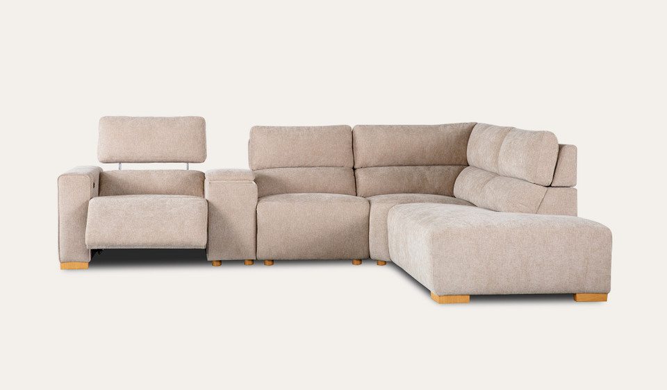 Sonoma 5 seat chaise recliner lounge