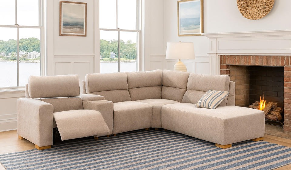 Sonoma 5 seat chaise recliner lounge